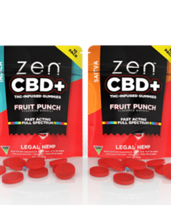 Fruit Punch CBD & THC Gummies | Sativa & Indica