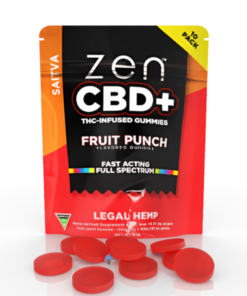 Fruit Punch CBD & THC Gummies | Sativa & Indica