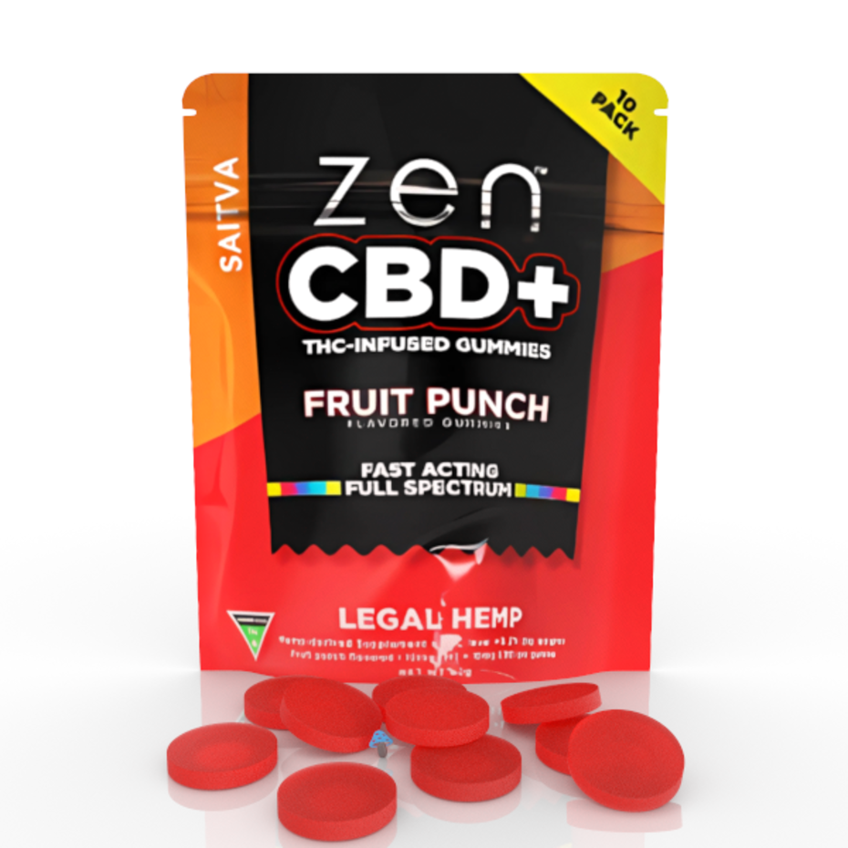 Fruit Punch CBD & THC Gummies | Sativa & Indica Fruit Punch CBD & THC Gummies | Sativa & Indica